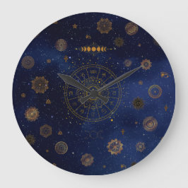 Magische symbolen van de bescherming Mandala Pagan Grote Klok