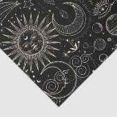 Magische tarot astrologie boho hemels tissuepapier (Detail)