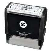 Magische tovenaar Ex Libris Bibliotheek Boekplaat  Zelfinktende Stempel (Product)