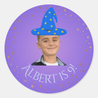  Magische Tovenaar Foto Traktatie Sticker