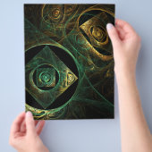 Magische Trillingen Abstract Art Flyer (Hand)