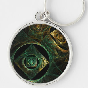 Magische trillingen Abstract Art Small Sleutelhanger