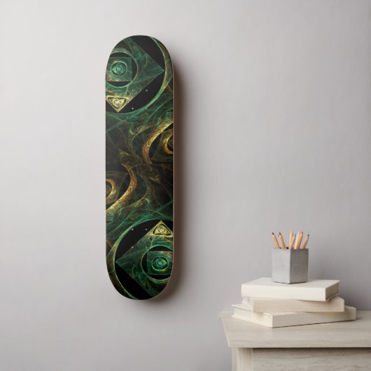 Magische trillingen Abstract kunstskateboard Skateboard (Muurkunst)