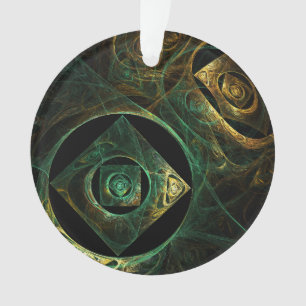 Magische trillingen Abstracte Art Acrylcirkel Ornament