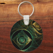 Magische trillingen Abstracte Art Sleutelhanger (Voorkant)