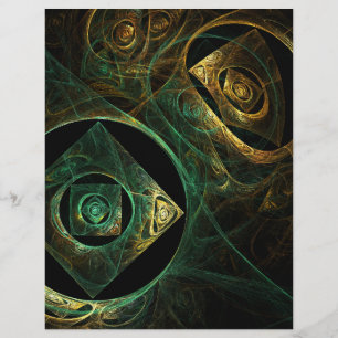 Magische trillingen Abstracte kunst Letterhead