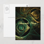 Magische trillingen Dank u Briefkaart (Voorkant / Achterkant)