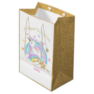 Magische Unicorn Birthday Medium Cadeauzakje