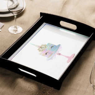 Magische Unicorn Cake Fantastische Waterverf Tissuepapier