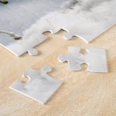 Magische unicorn Dansend in de wolken Legpuzzel (Zijkant)