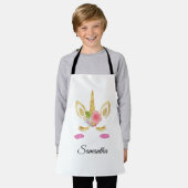 Magische Unicorn Face Schort (Gedragen)