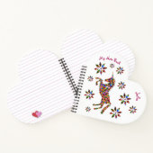 Magische Unicorn Glitter Girly gelooft dat persona Notitieboek (Binnen)