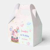 Magische Unicorn Rainbow Birthday Bedankdoosjes (Achterkant)