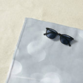 Magische Unicorn, Silver Glitter Bokeh-Personalize Strandlaken (In situ)