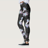 Magische unicorn Silver Stars Leggings (Links)