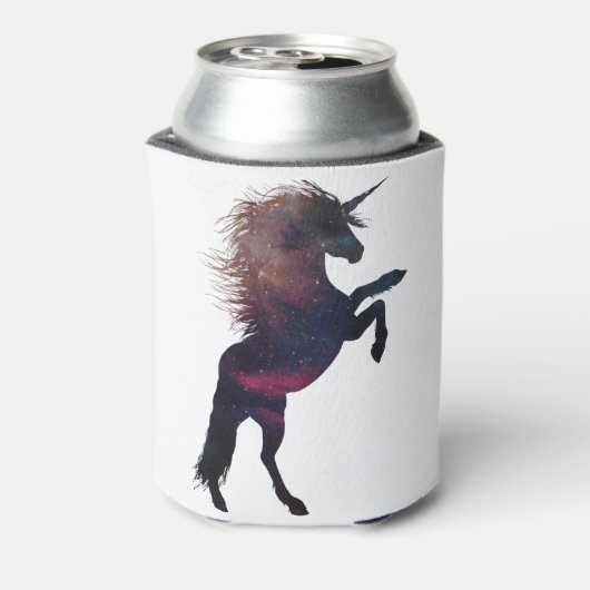 Magische Unicorn Space Nebula Blikjeskoeler (Blikje Achterkant)