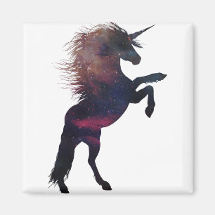 Magische Unicorn Space Nebula Magneet