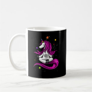 Magische Unicorn Yoga Zen Space Meditation Koffiemok