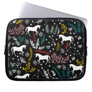 Magische Unicorns en Star Constellations Laptop Sleeve