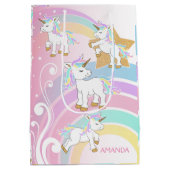 Magische Unicorns Medium Cadeauzakje (Achterkant)
