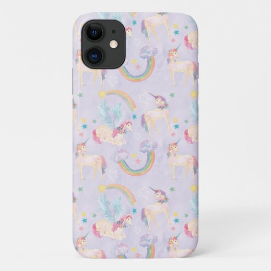Magische Unicorns Patroon Case-Mate iPhone Case (Achterkant)