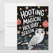 Magische vakantie - Kerst Kaart (Voorkant / Achterkant)