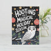 Magische vakantie - Kerst Kaart (Staand voorkant)