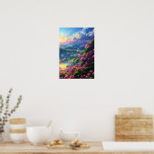 Magische vallei bij zonsopgang poster (Keuken)