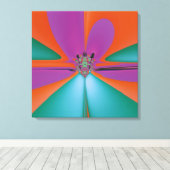 Magische ventilator canvas afdruk (Insitu (Houten vloer))