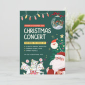 "Magische viering: kerst uitnodigingskaart Kaart (Staand voorkant)