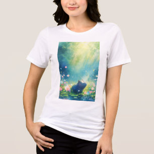 Magische vijverweide voor nijlpaarden Tri-Blend shirt