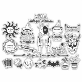Magische Vintage Collectie Sticker