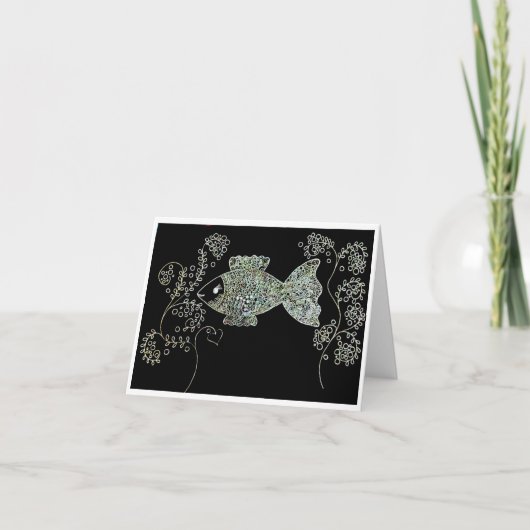 Magische vis bedankkaart (Voorkant)