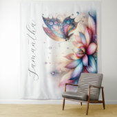 Magische Vlinder Party Fotografie Achtergrond Wandkleed (In situ)