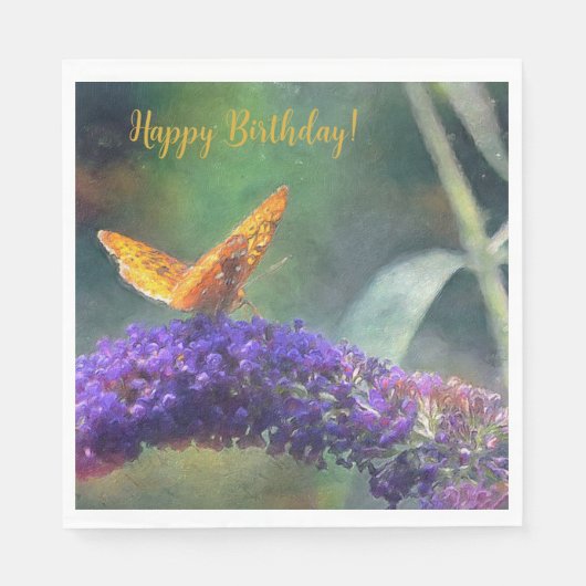 Magische vlinder servet (Voorkant)