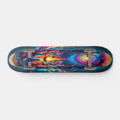 Magische vreugdevuur verzamelen skateboard (Horizontaal)