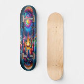 Magische vreugdevuur verzamelen skateboard (Voorkant)
