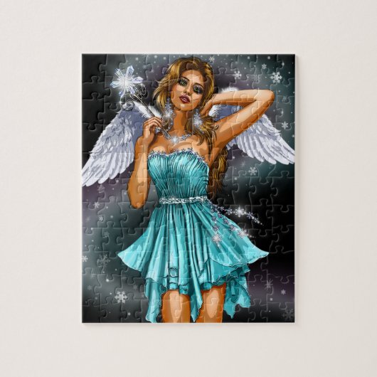 Magische Vrouw Fairy Legpuzzel (Verticaal)