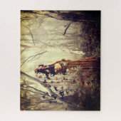 Magische vrouw natuur fantasy kunst puzzel (Verticaal)