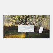 Magische vuurvliegjes droomachtig landschap bureaumat (Keyboard & Muis)