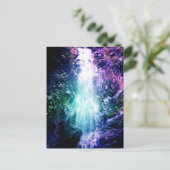 Magische waterval Briefkaart (Staand voorkant)