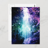 Magische waterval Briefkaart (Voorkant / Achterkant)