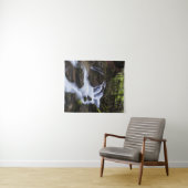 Magische waterval in de hel wandkleed (In Situ (horizontaal))