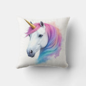 Magische Waterverf Eenhoorn Kussen (Achterkant)