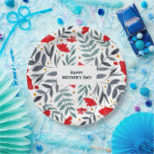 Magische Waterverf Garden Moederdag Papieren Bordje (Feest)