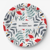 Magische Waterverf Garden Moederdag Papieren Bordje (Voorkant)