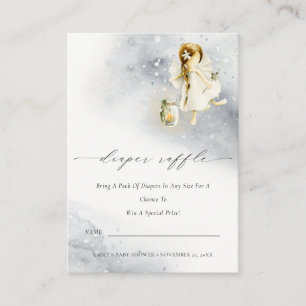 Magische Waterverf Luierlade Raffle Baby shower Informatiekaartje