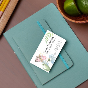 Magische Waterverf Tandenfee Tandarts Visitekaartje