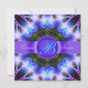 Magische wervelingen fractale kunst kaart