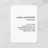 Magische Wilde Wolf met Amazing Blue Eyes Visitekaartje (Achterkant)